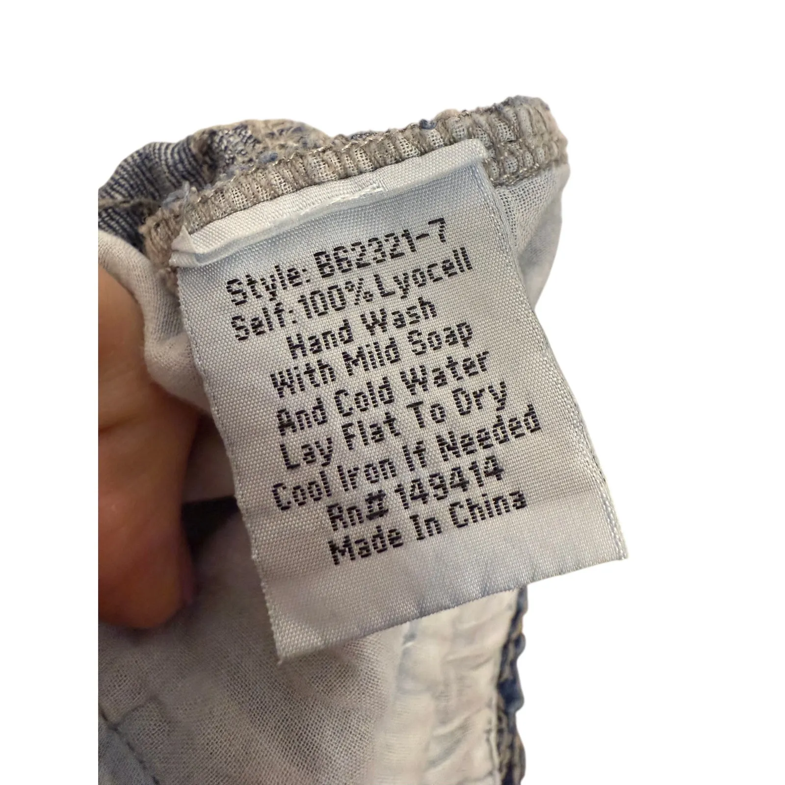 Johnny Was BIYA Cher Embroidered Denim Jogger Pants Chambray Blue Women’s L - Image 7