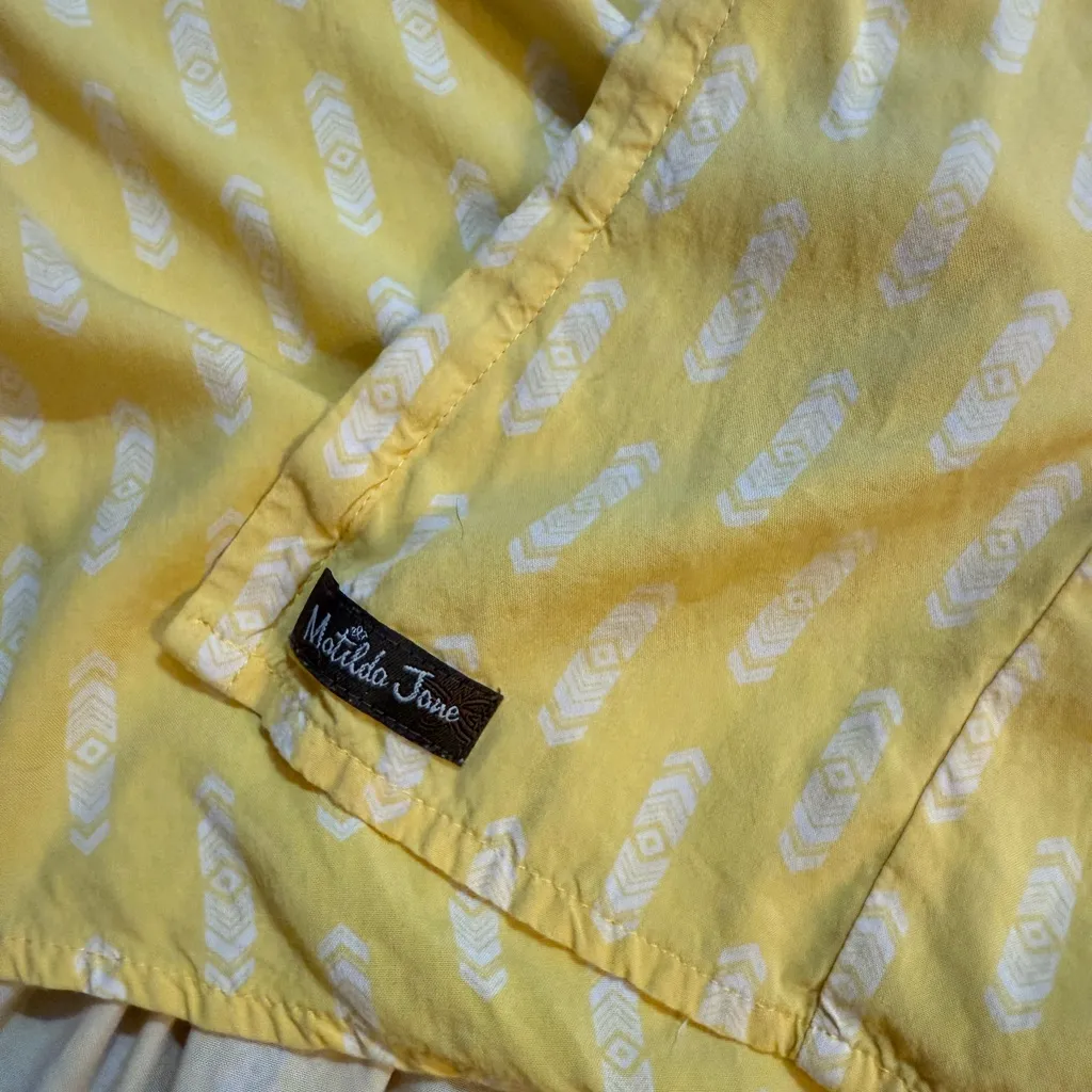 Matilda Jane Golden Hour Boho Cheerful High Low Blouse Sz M - Image 8