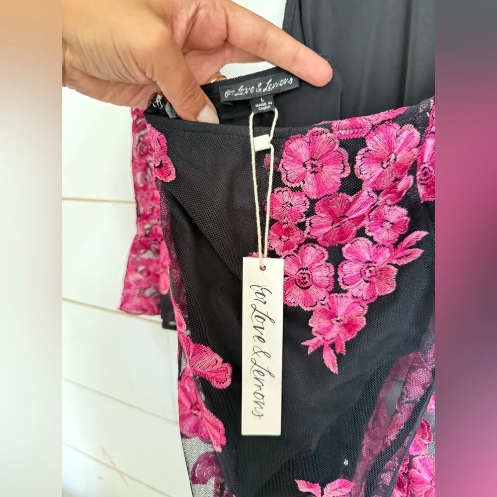 For Love and Lemons Temecula Cut Out Embroidered Lace Maxi Dress - Image 13