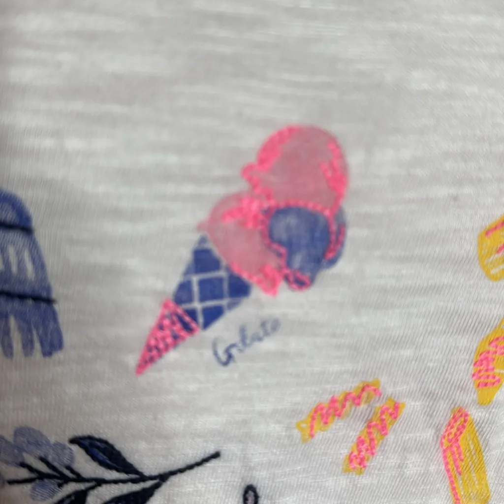 TALBOTS ICONIC ITALY ROLL SLEEVE CREWNECK TEE SIZE MEDIUM - Image 5