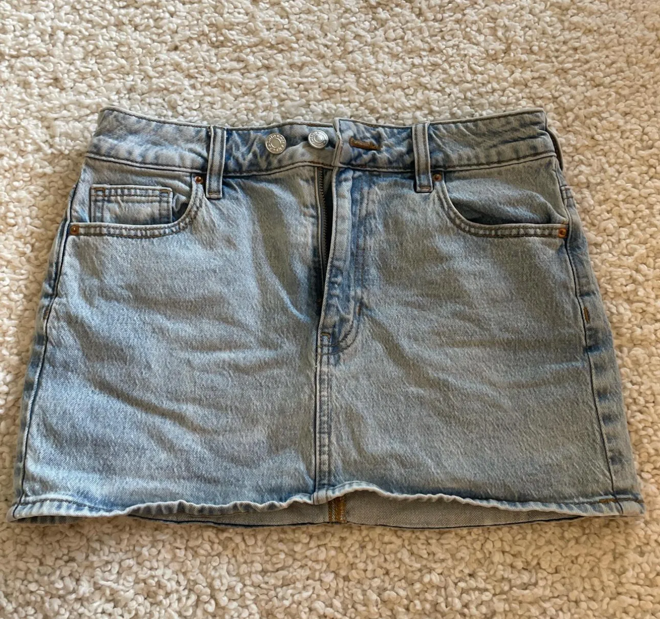 PacSun Skirt Denim Mini Blue - Image 3