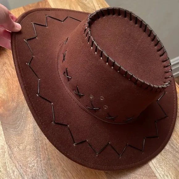 NWOT Brown Western Cowboy Hat - Image 2