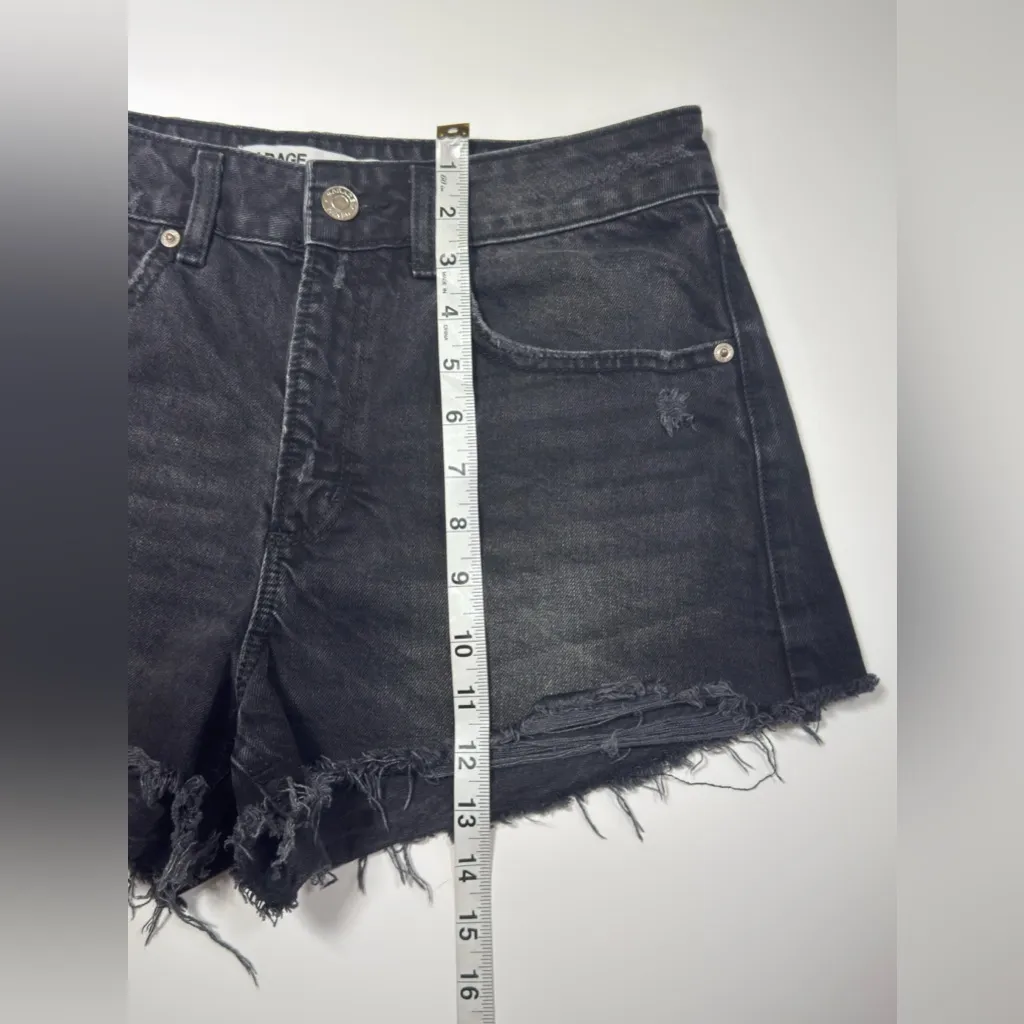 Garage Women's Dark Denim Jean Shorts 🩳 🖤🩶 - Image 3