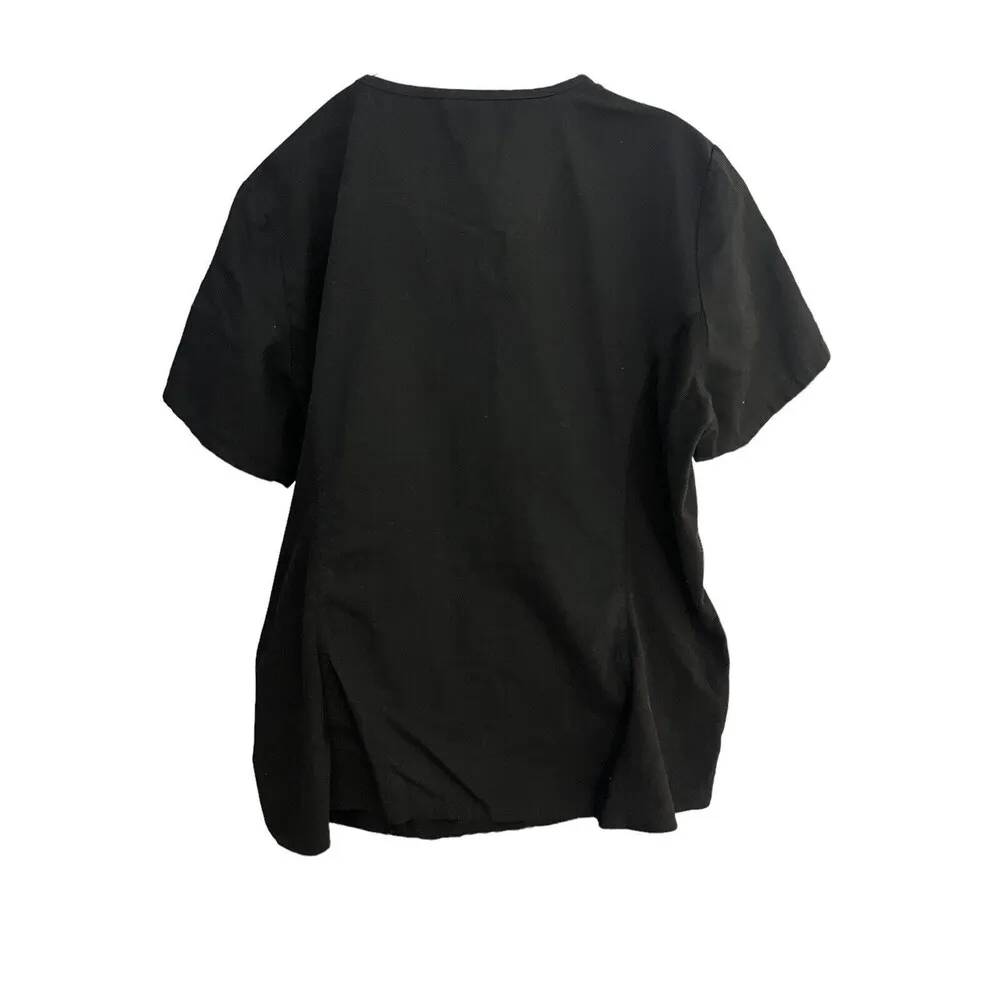 Sesame Street women's M scrub top shirt cookie monster one cute cookie - Image 2