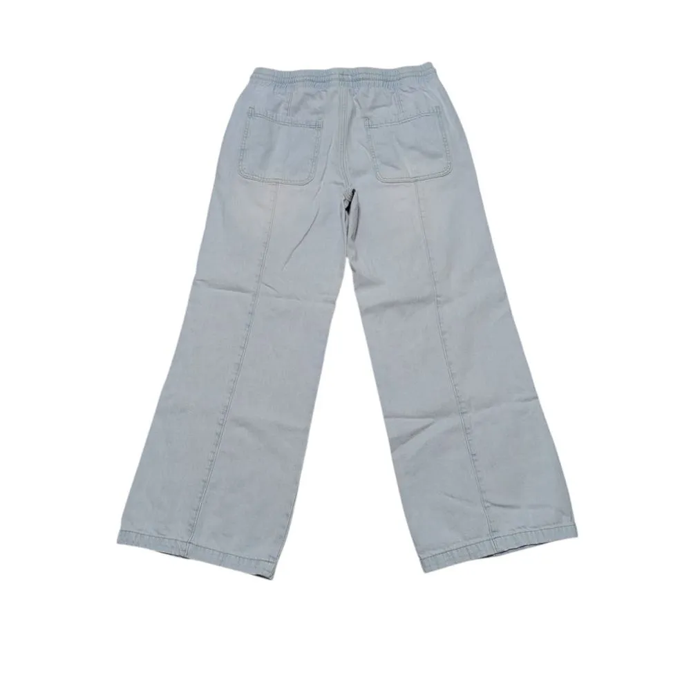 KanCan Alina Ultra High Rise Wide Leg Jeans Light Wash Blue Womens 29 Pants - Image 2