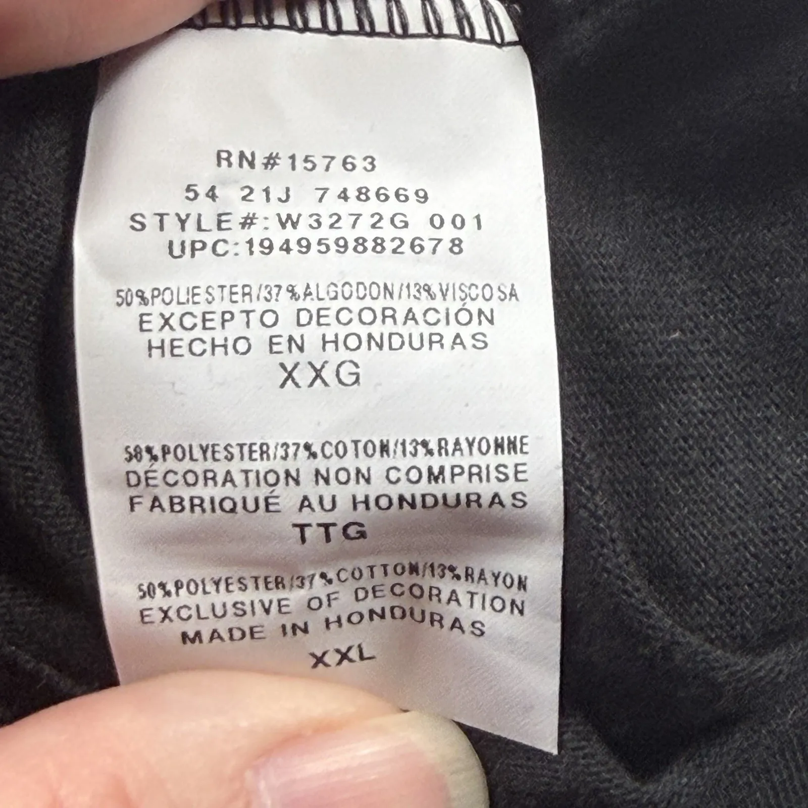 Champion V-neck Tee Women's 2XL Lot of 2 Black and White Loose Fit NEW - Image 5