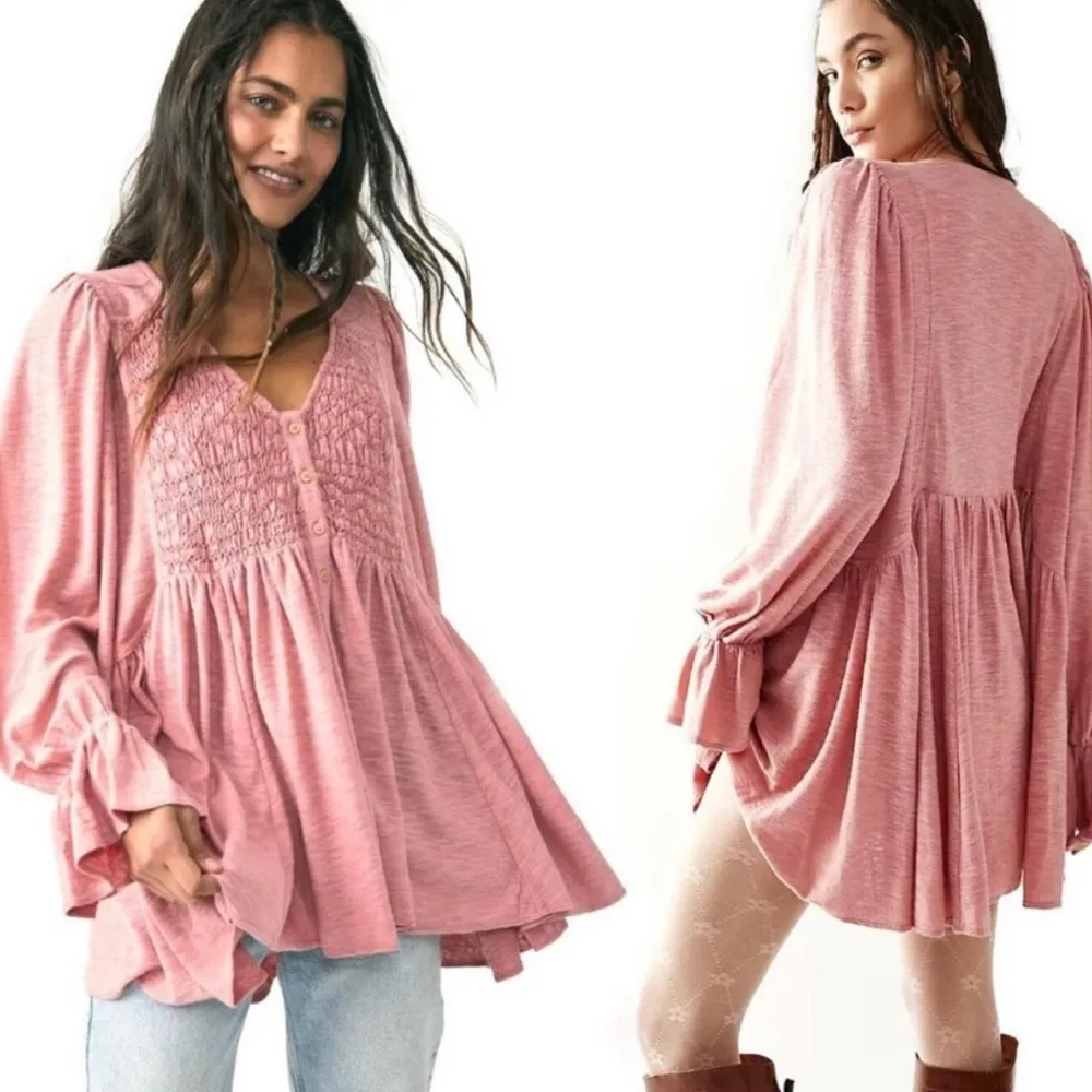 Free People Don’t Call Me Baby Tunic Mini Dress - Image 3