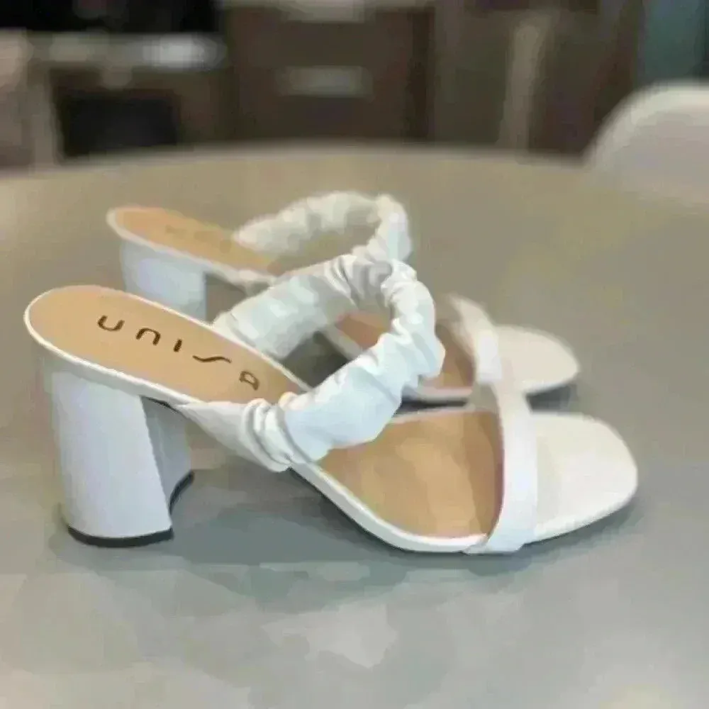 UNISA WOMENS CYLA SLIDE SANDAL -‎ WHITE - Image 8