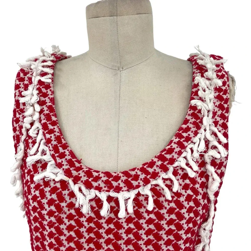 Dodo Bar Or Red White Fringe Lace - Image 2