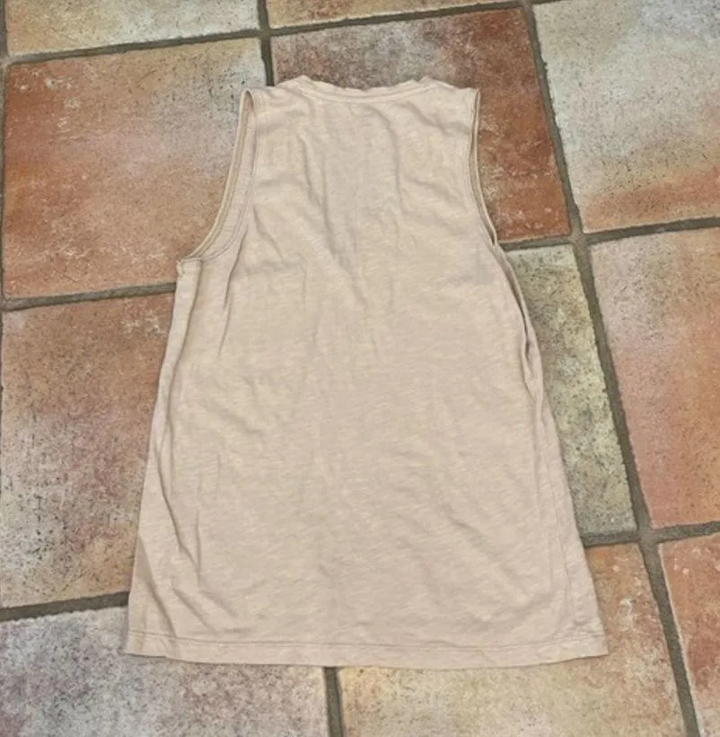 Madewell Whisper Cotton V-Neck Pocket Tank - Image 4