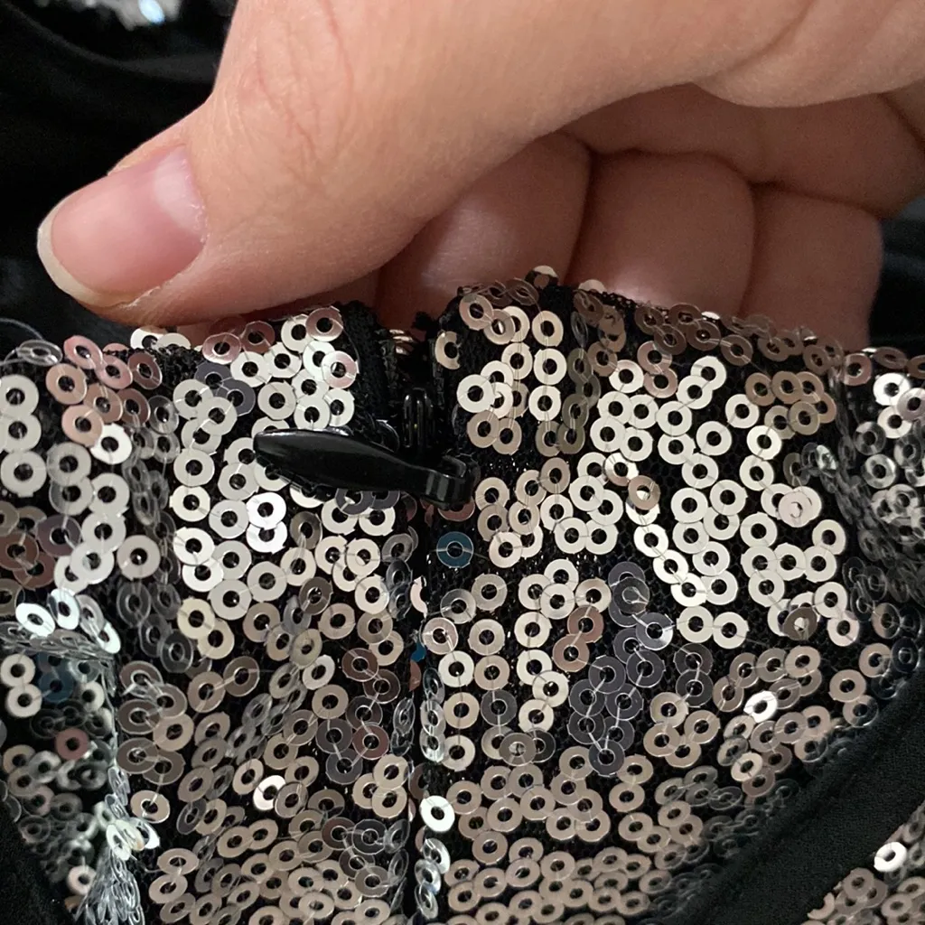 Lulus Loves the Spotlight Silver Sequin Lace - Image 13