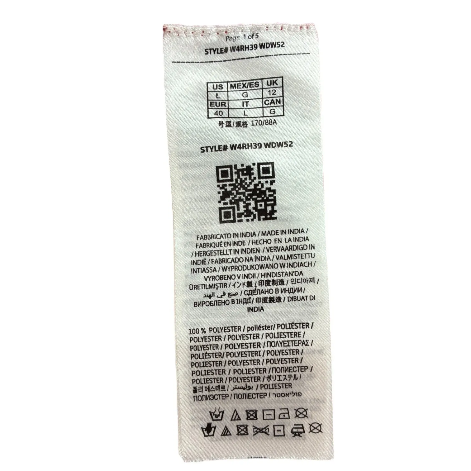 Guess Red Floral Sheer Button Up Long Sleeve Shirt Blouse Size L - Image 5