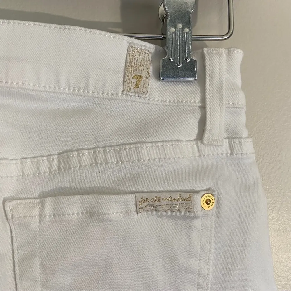 7 FOR ALL MANKIND Skinny Pants Jacquard Pattern - Image 5