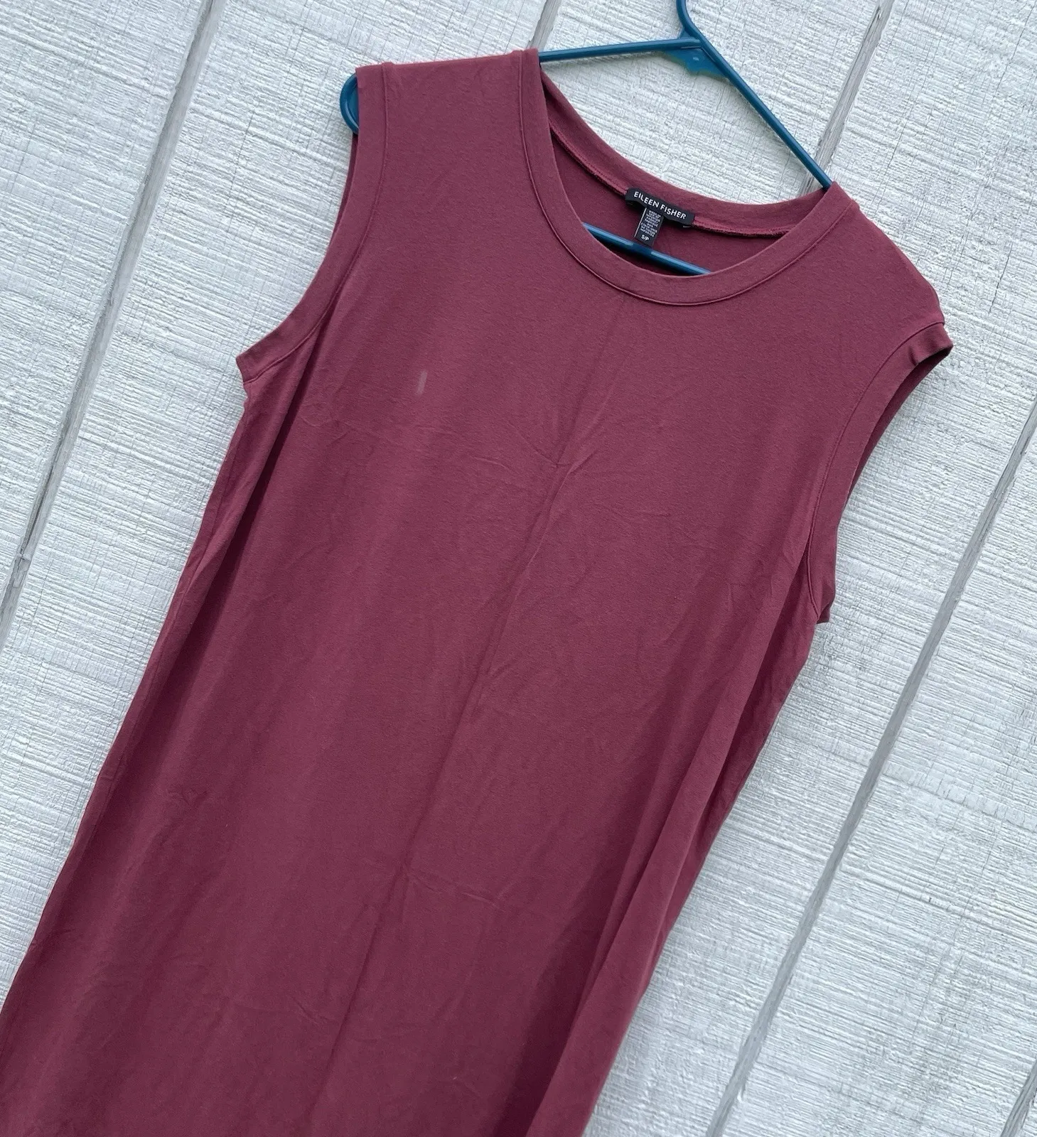 Eileen Fisher Long Maxi Sleeveless Dress Pink Maeve‎ Small S Modest - Image 2