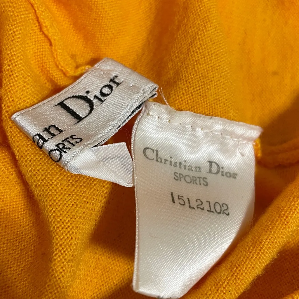 Christian Dior  Orange Turtleneck  Sweater - Image 7