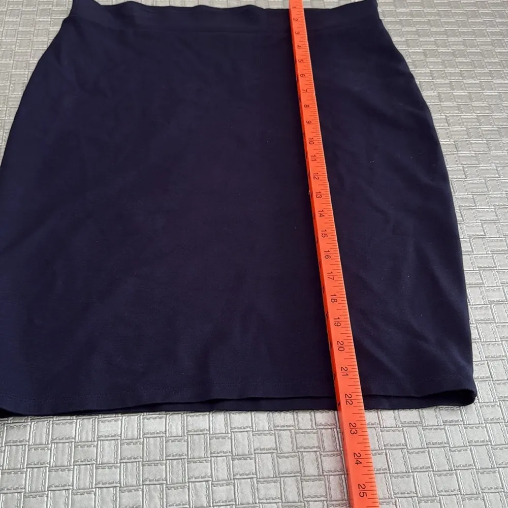 Urban coco navy blue  Pencil Mini Skirt - Image 2