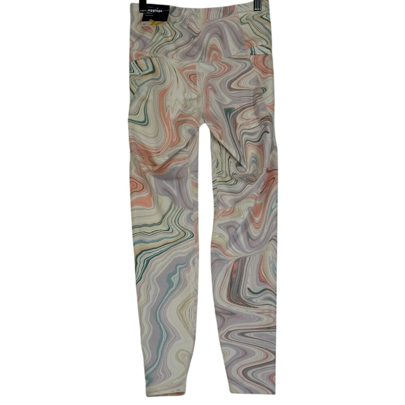 NWT Old Navy PowerSoft Leggings Womens S Marble Swirl High Rise Yoga Athleisure - Image 4
