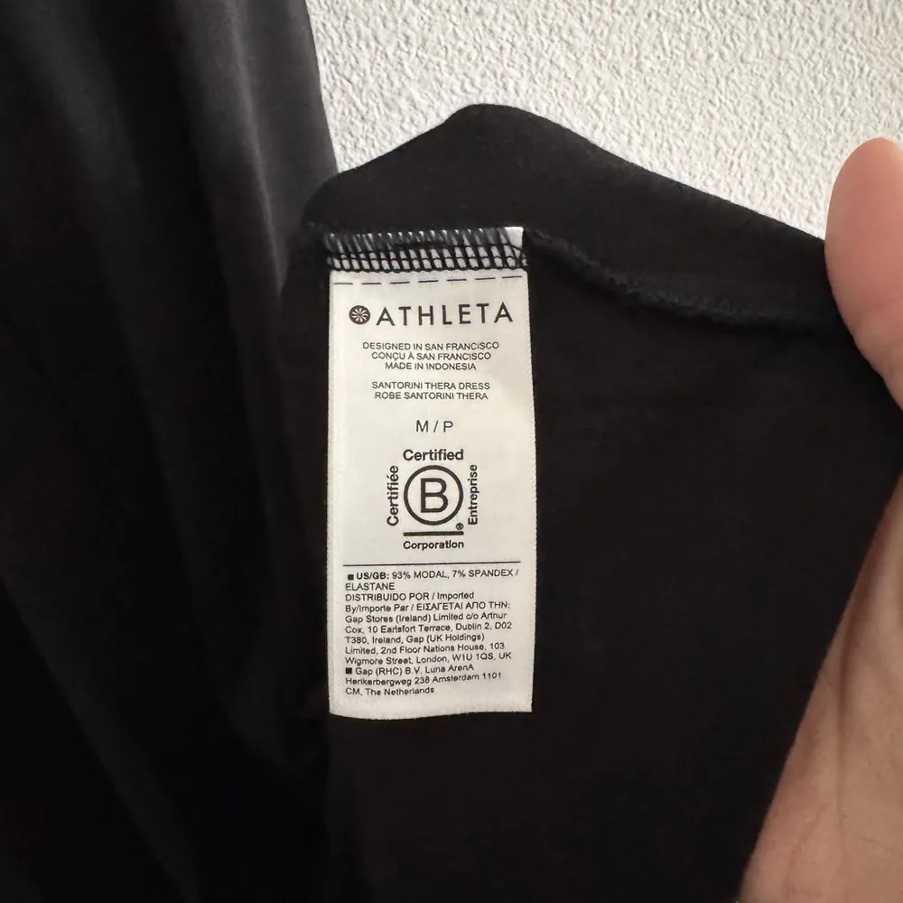 Athleta Santorini Thera Dress M/P Black - Image 5