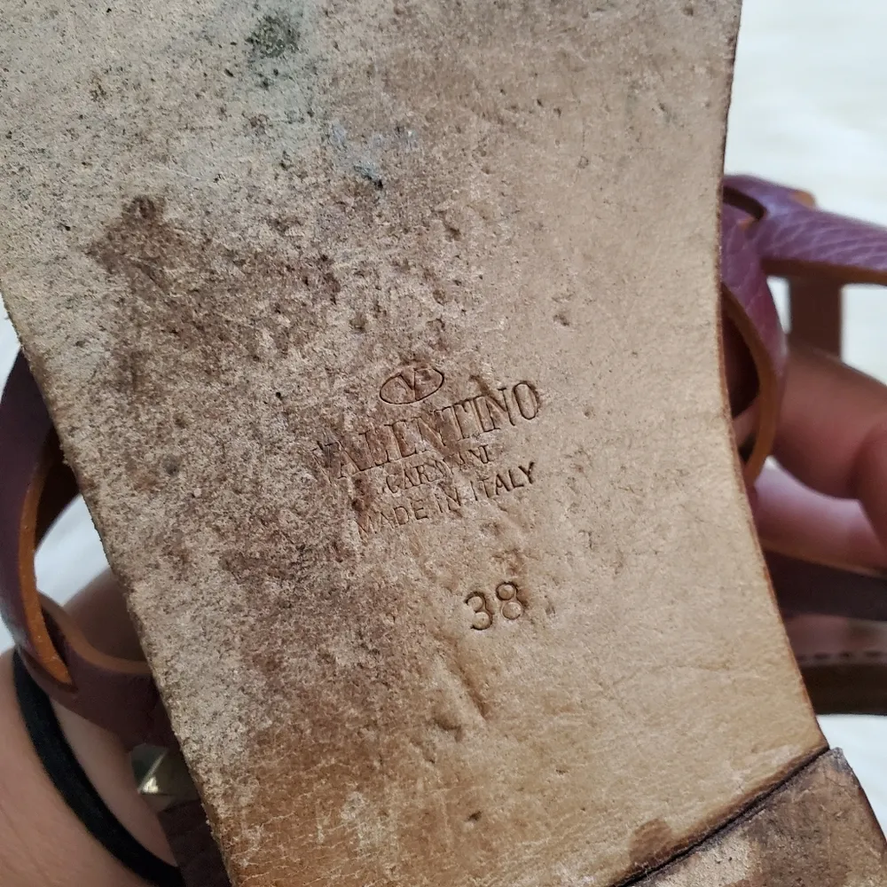 Valentino Garavani  stud wrap sandals - Image 9