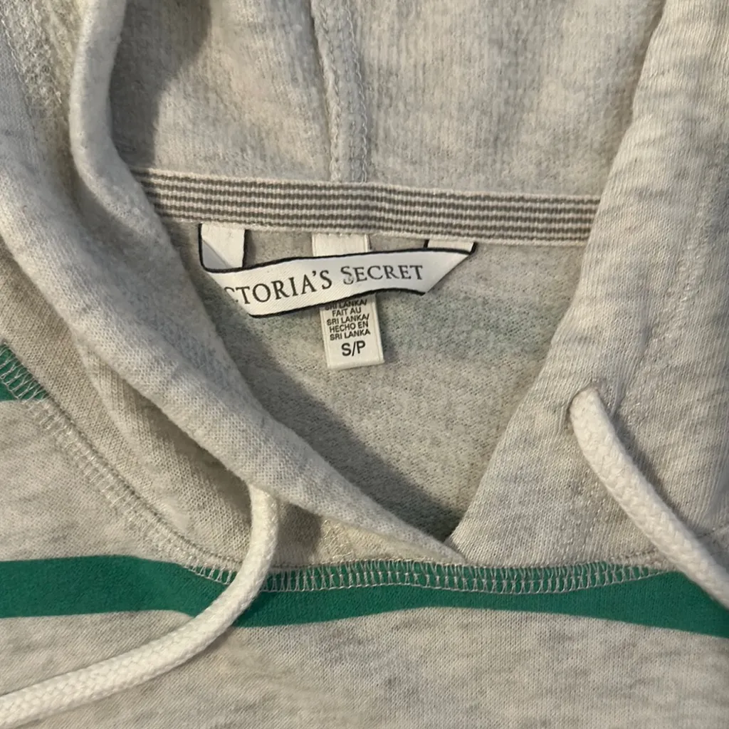 Victoria’s Secret S Angel Striped Sweatshirt Pull Over Hoodie Long Sleeve Casual - Image 4