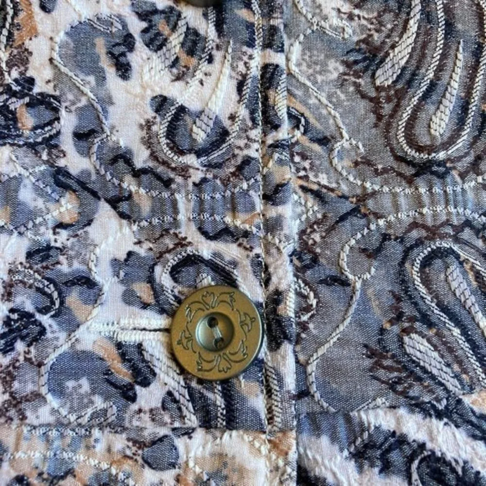 J. Bee Vintage Abstract Print Button Up Shirt Jacket Size L Size L - Image 5