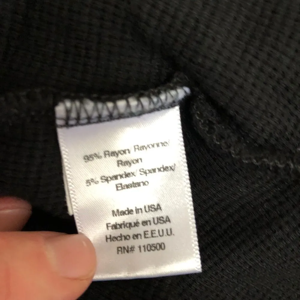 Ink Love and Peace Stitch Fix Wrap Thermal Top M Black Size M - Image 10