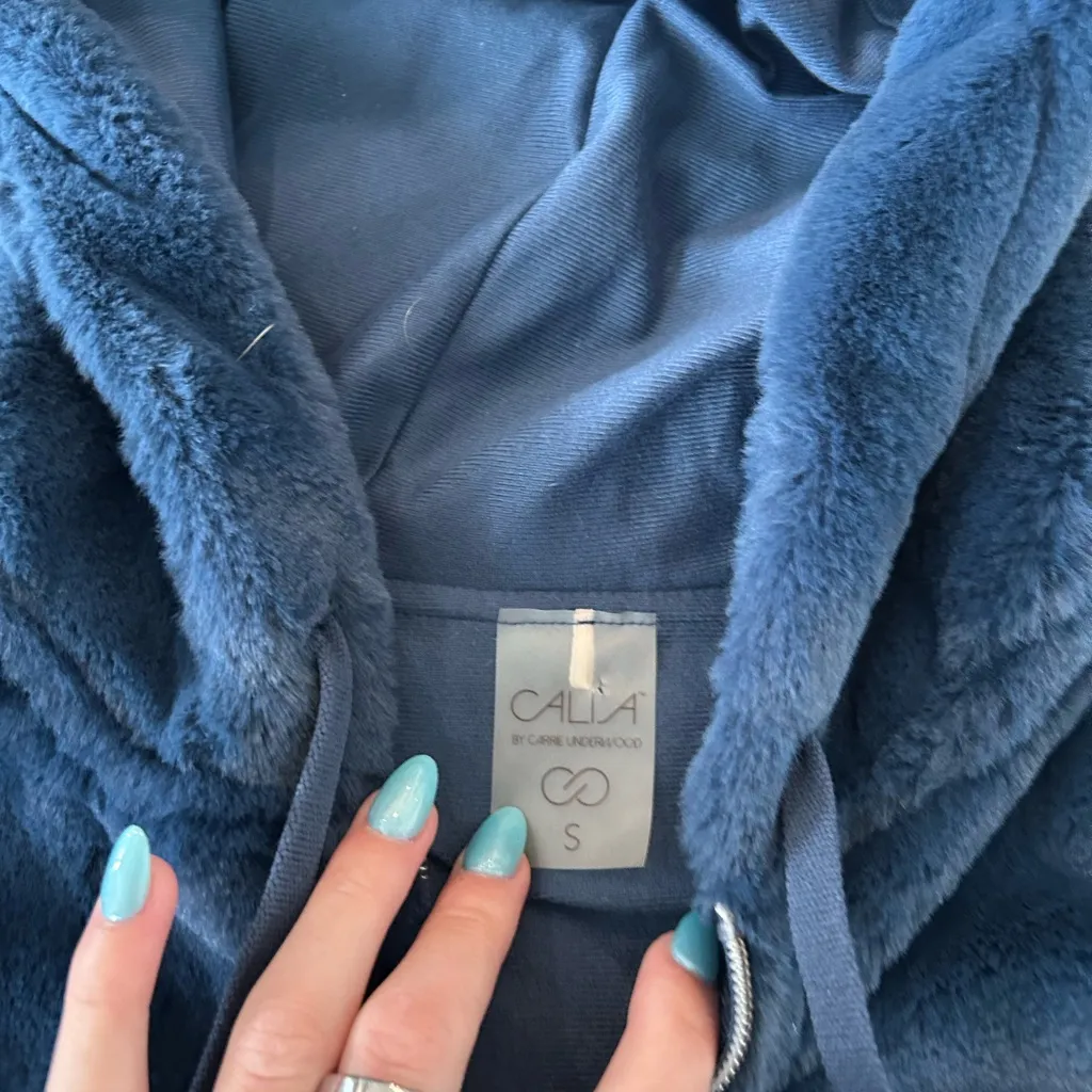 Calia  Blue Hooded Vest - Image 2