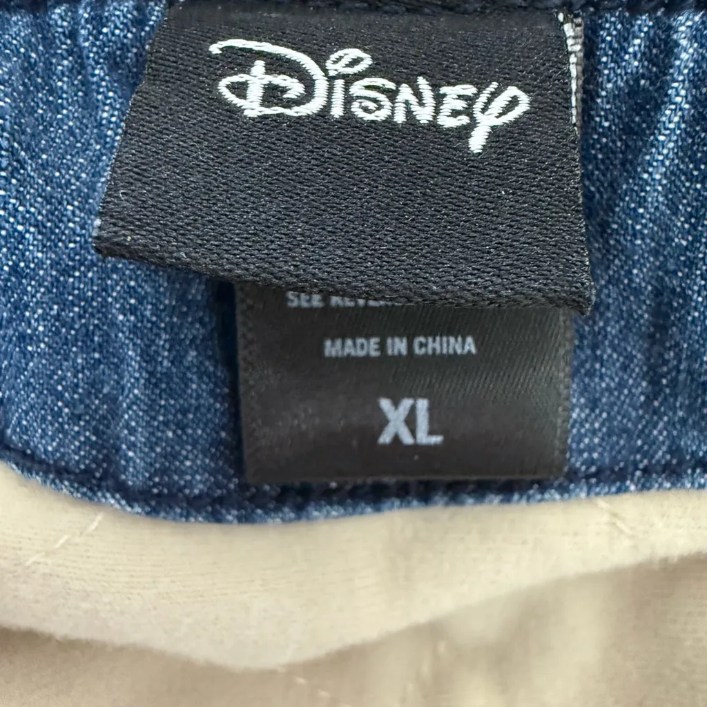 Disney Winnie The Pooh Hundred Acre Wood Bomber Jacket Size XL Embroidered - Image 7