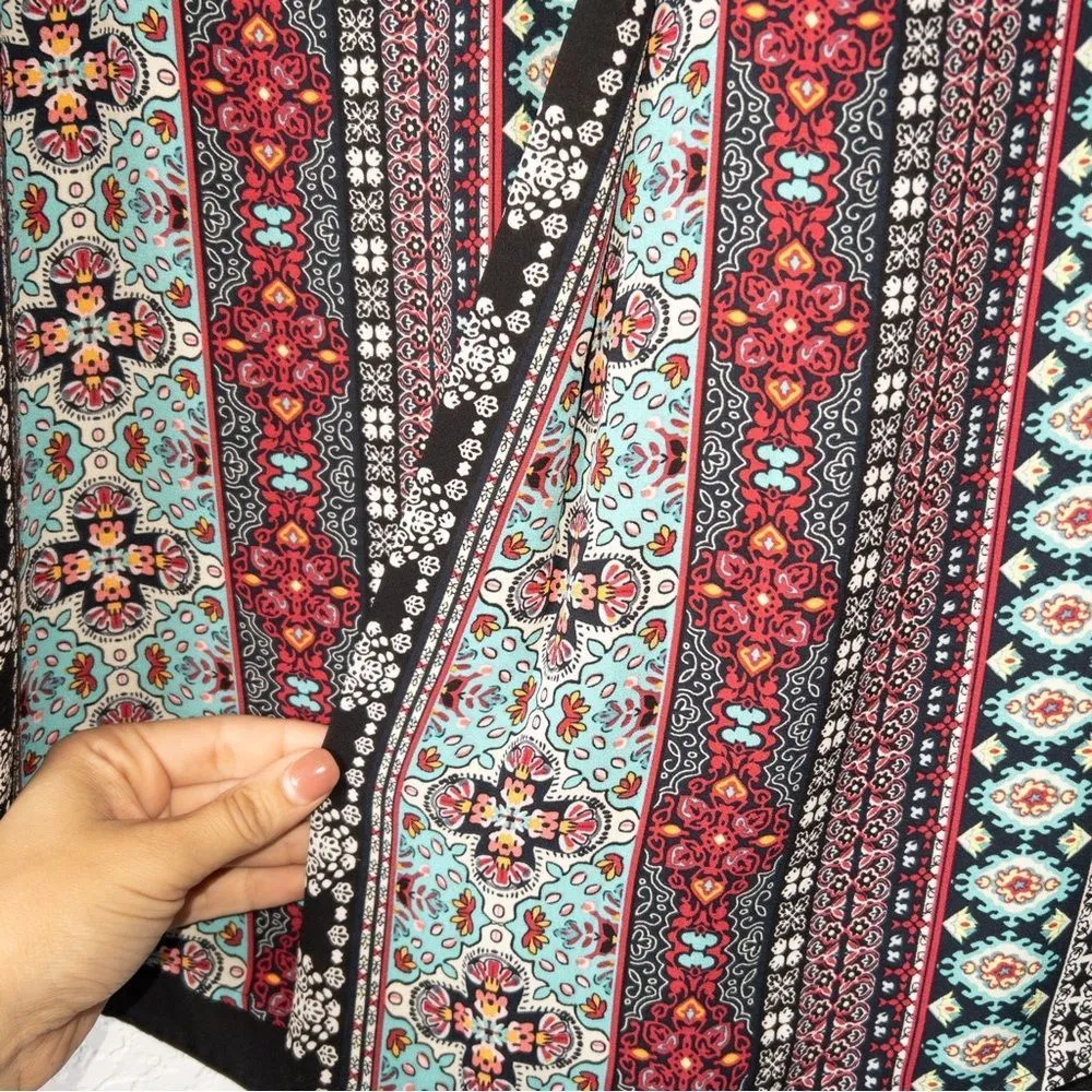 DR2 Southwestern Paisley Patterned Tank Top Size Small - Image 3