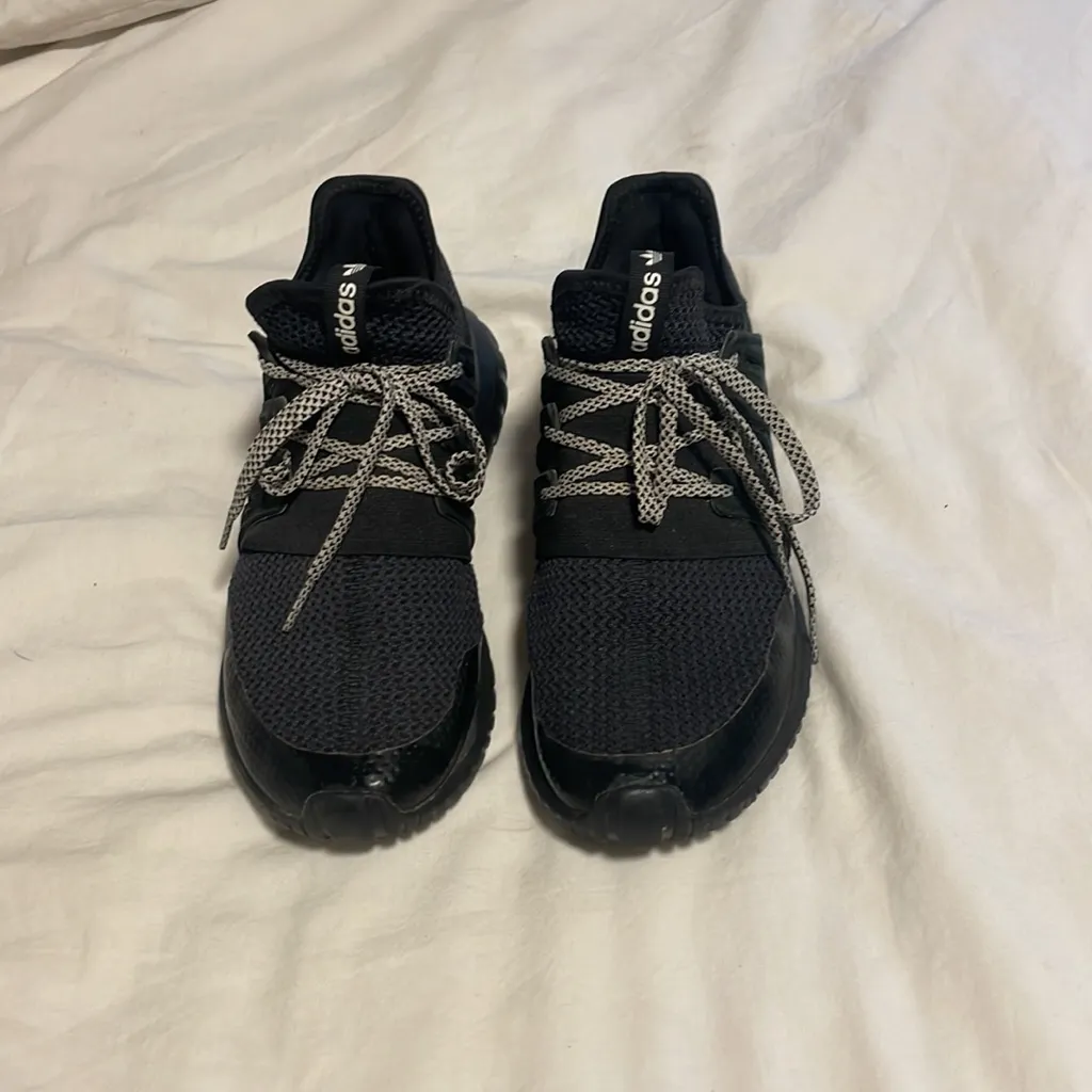 ADIDAS TUBULAR RADIAL CORE BLACK VINTAGE ATHLETIC SHOES - Image 2