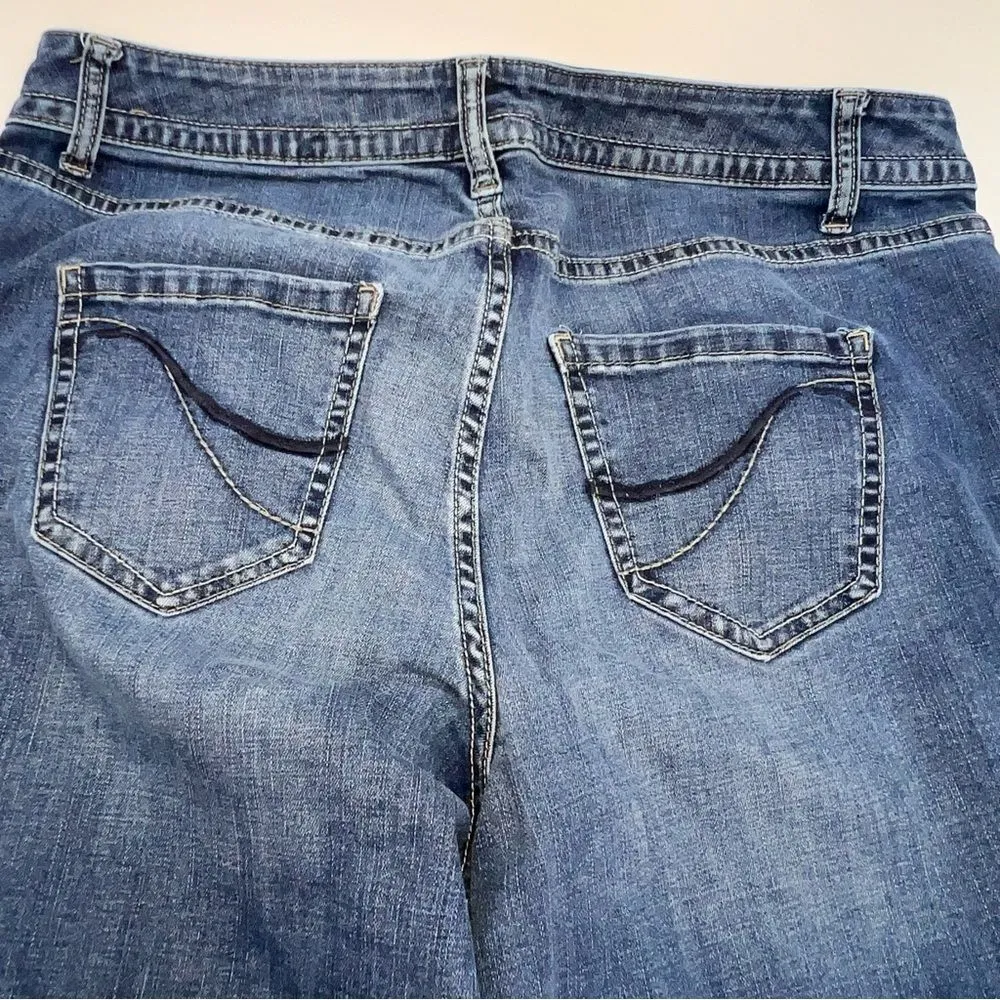 Lane Bryant Boot Cut Genius Fit Medium Wash High Rise Womens Jeans Size 16 Short - Image 5