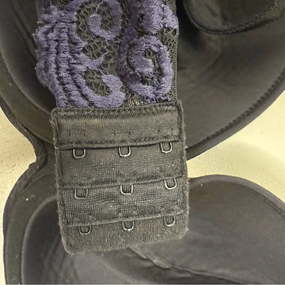 Wacoal Instant Icon T-Shirt Bra 853322 Size 34G Black Lace Underwire - Image 3