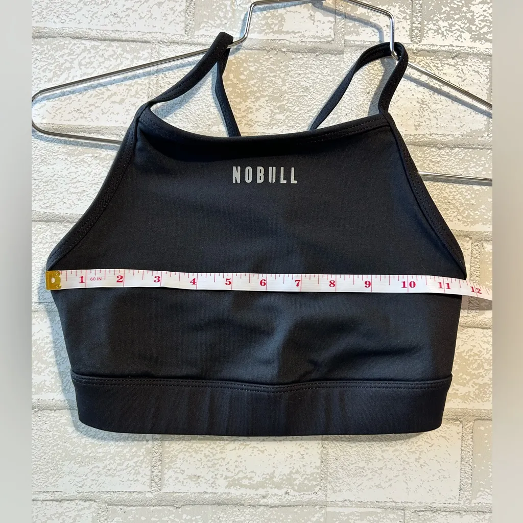 Nobull  High Neck Black Sports Bra - Image 5