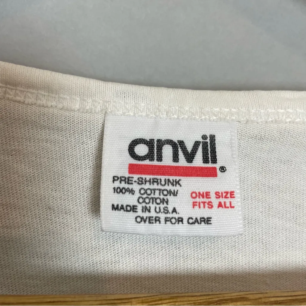 Vintage Oversized Tee Fish Print‎ Watercolor Pastel Short Sleeve T - Image 4