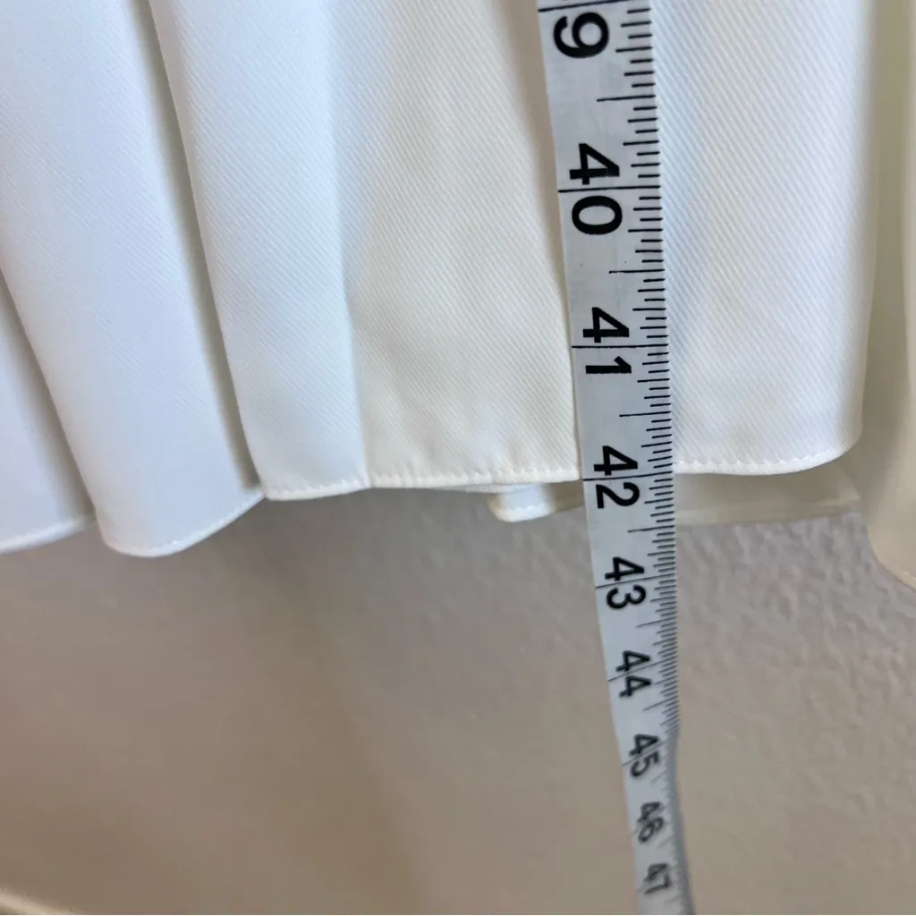 NWT Amanda Uprichard Women’s Adelene Ruched Midi Dress - Image 9