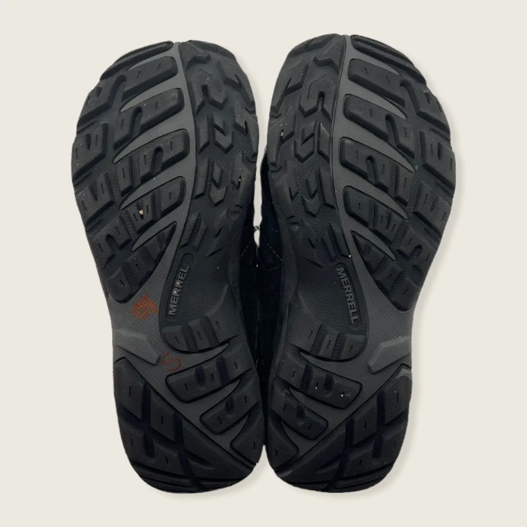 Merrell Avian Light All Black Leather Lace Up Low Top Hiking Sneaker J09488 9.5 - Image 7