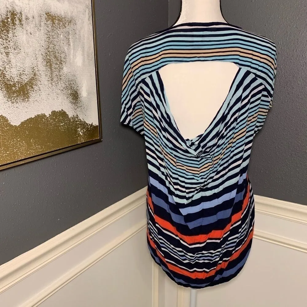 Torrid striped scoop neck/ boat neck shirt - Image 4