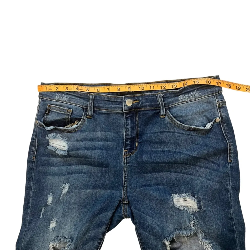 Judy Blue Skinny Fit Distressed Jeans, Sz 15/32 - Image 11