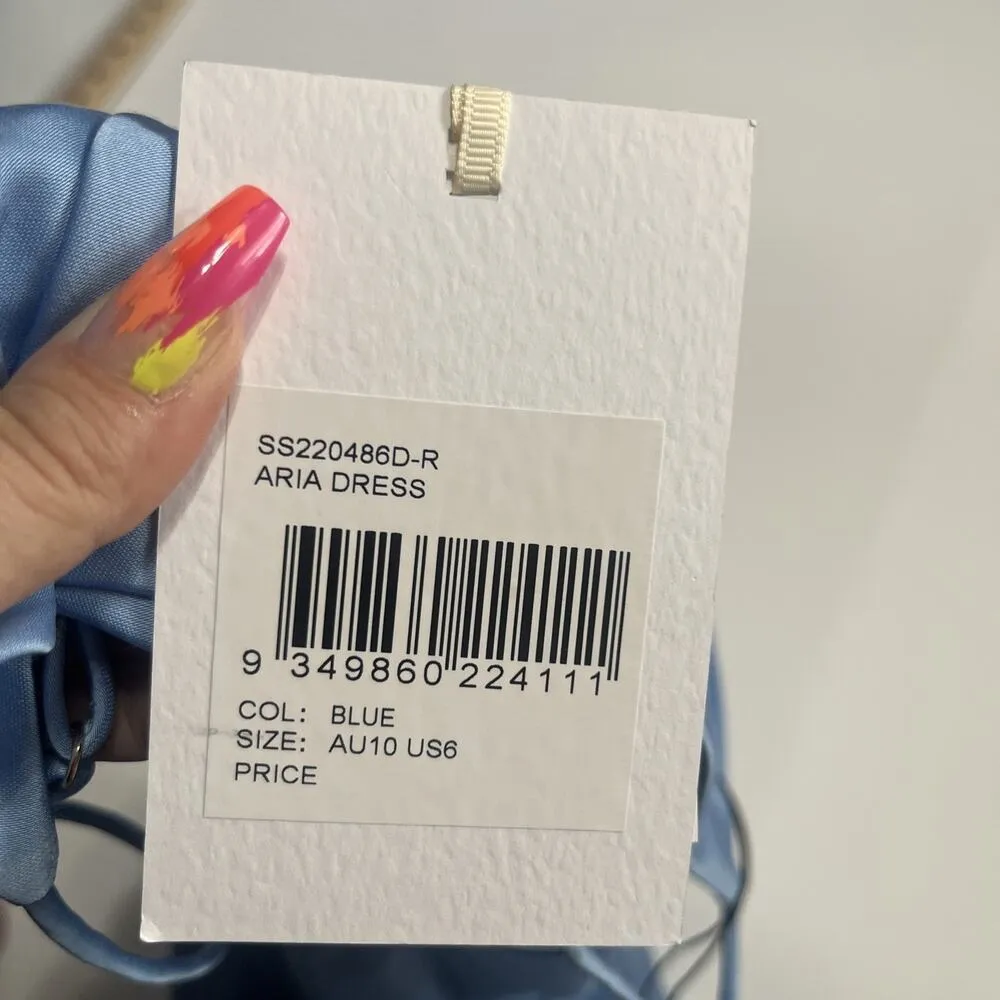 Sz 6 Aria Dress in Blue Significant Other - Image 6