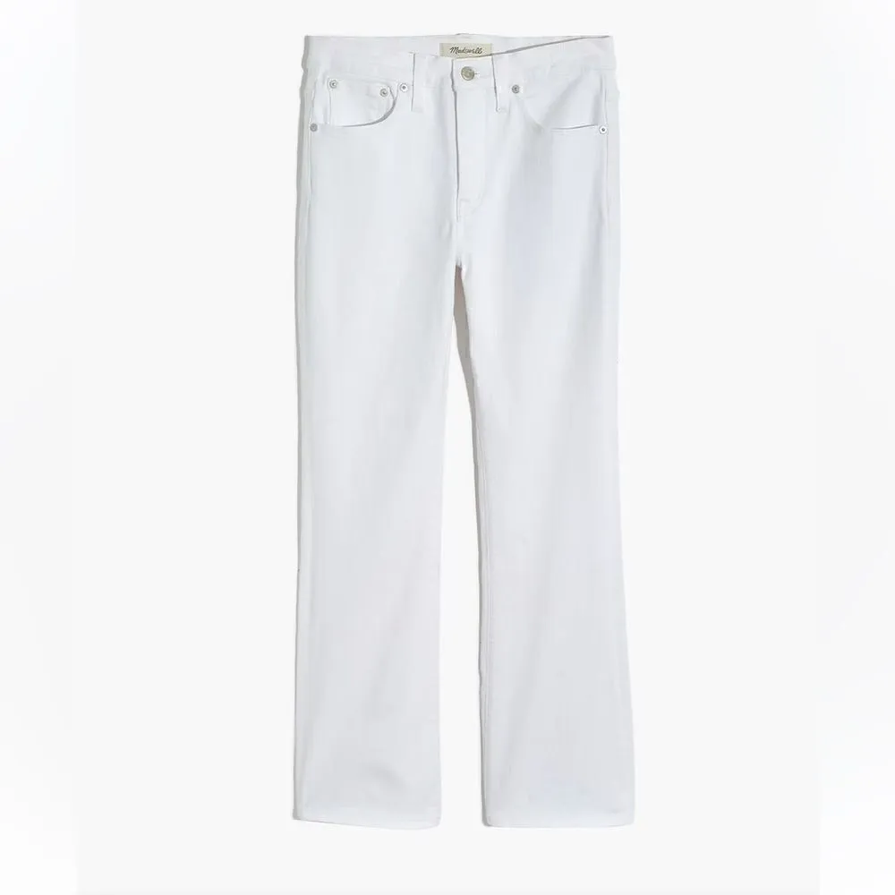 NWT Cali Demi-Boot Jeans in Pure White size 36” - Image 5