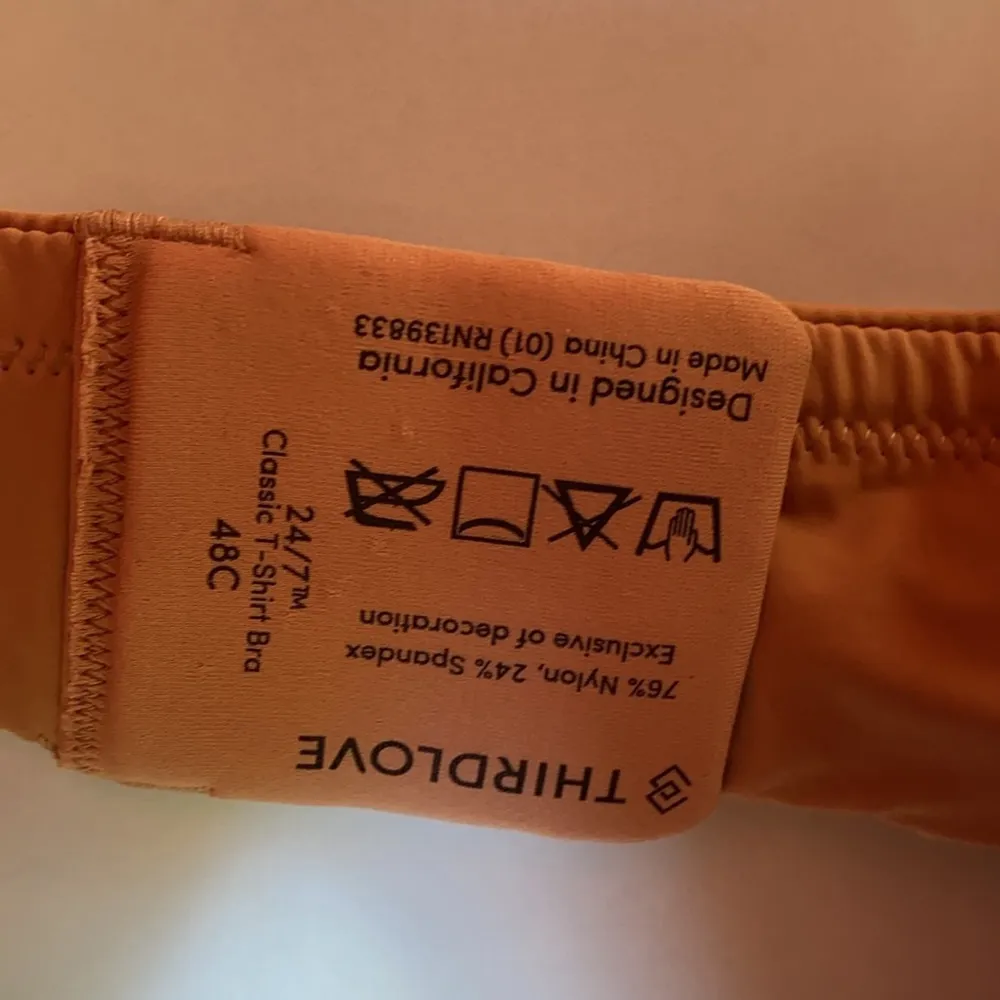 Third love 24/7 classic t-shirt bra in 48C‎ mocha tagless new with tag NWT comfy - Image 7