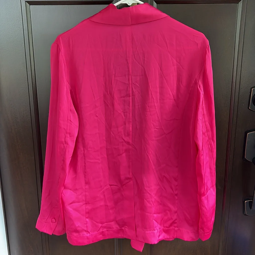 NWT Victoria’s Secret Lightweight Blazer Pink Generous Small Retail $89.50 - Image 7