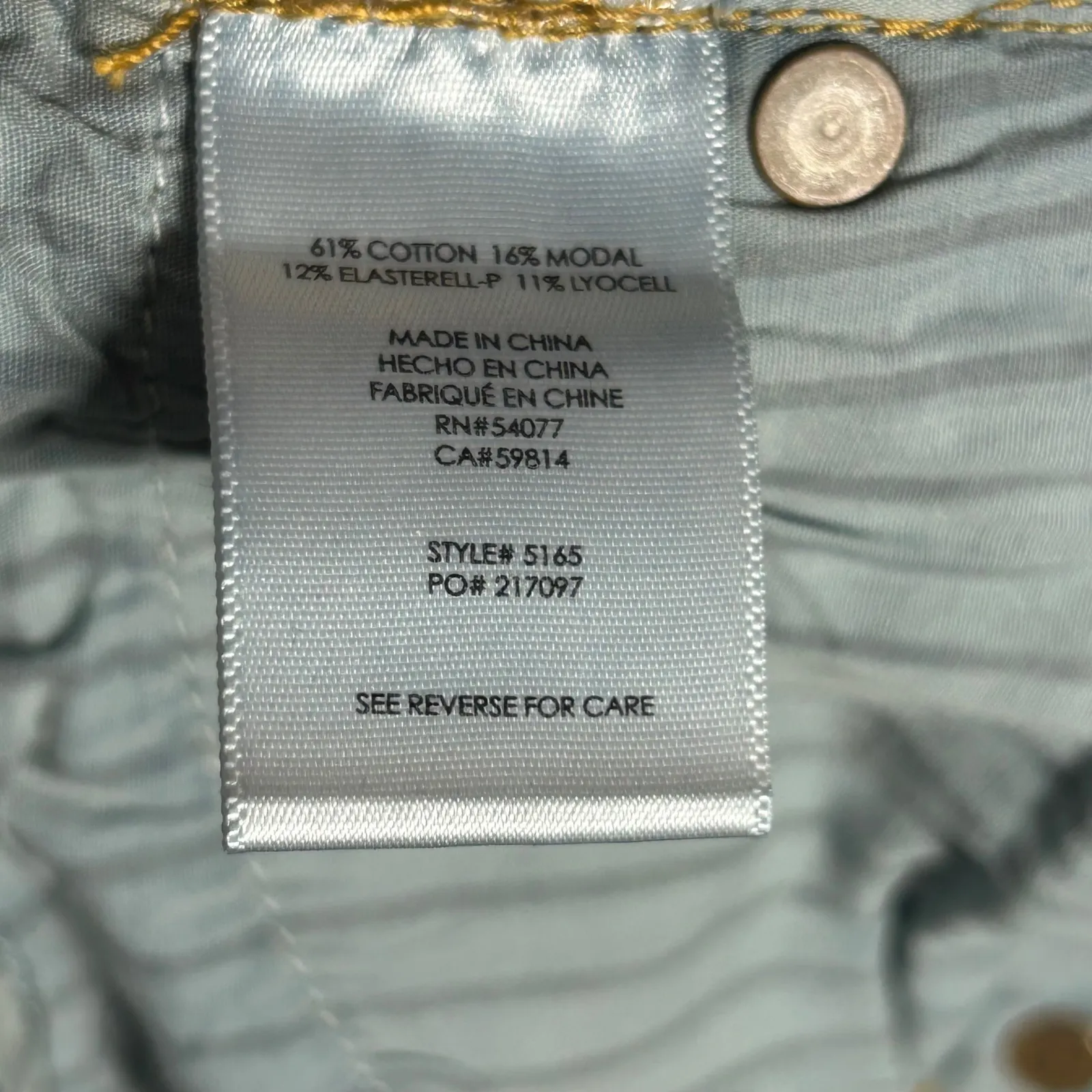 Cabi Jeans Slim Boyfriend Blue Wash Distressed Denim Pants Women Size 0 - Image 4