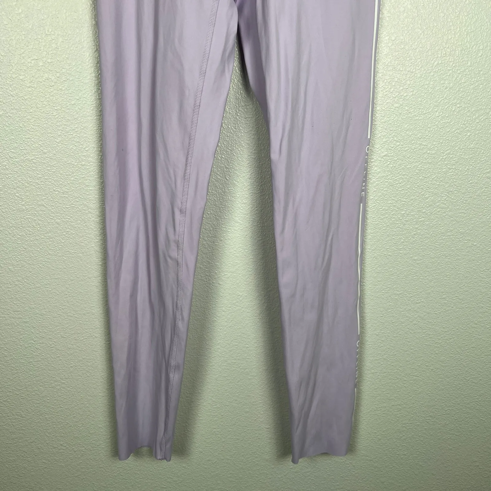 Aerie Offline Women's Athletic 7/8 Leggings‎ Lilac Sz M - Image 3