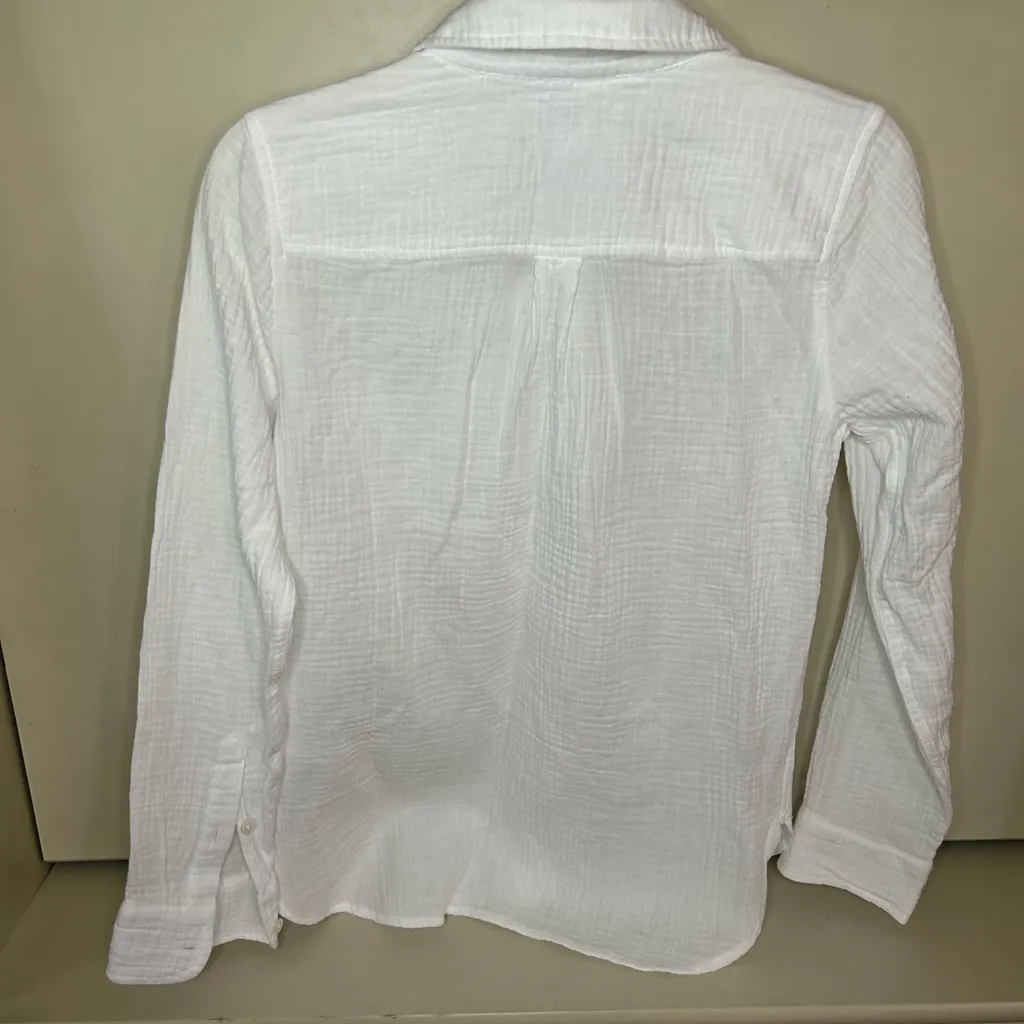 J.Crew Double-gauze button-up shirt size XS - Image 5