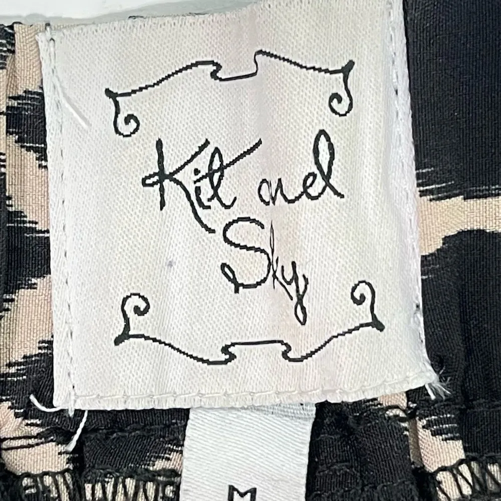 Kit & Sky High Waist Wide Leg Pallazo Pants - Image 4