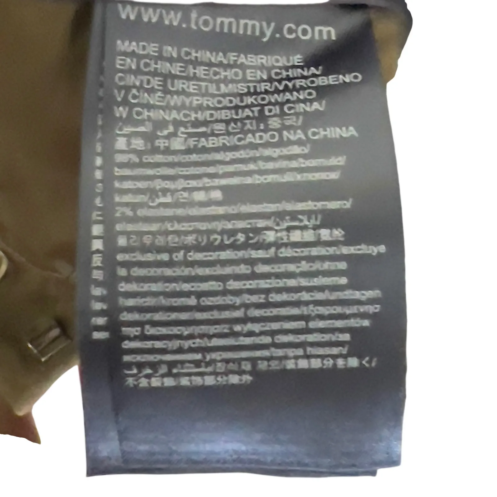 Tommy Hilfiger Women Size 4 Khaki Cotton Blend Pencil Skirt Knee Length - Image 3