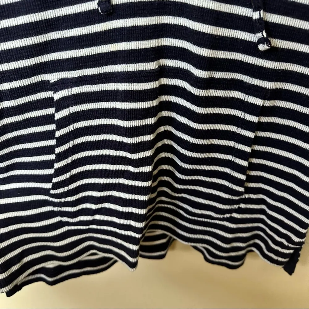 ❤️Gap Octavia navy striped waffle hoodie Small EUC CLEARANCE - Image 3
