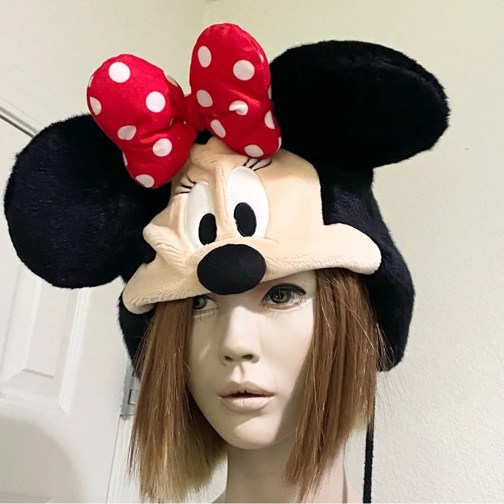 Rare Tokyo Disney Resort Minnie Mouse With Hands Character Fun Cap Hat Unisex - Image 6