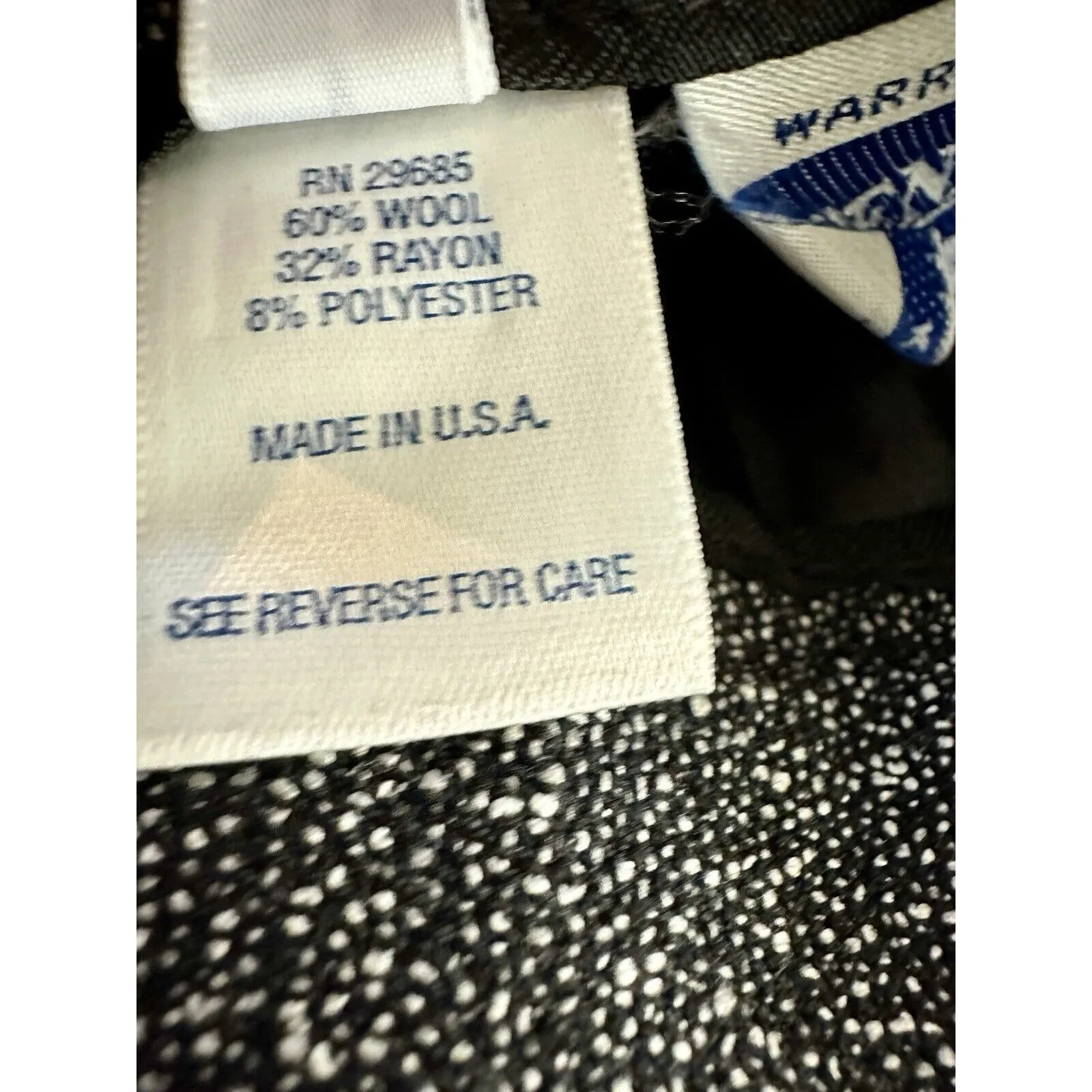 Vtg 90s Pendleton Womens 8 Wool Blend Black White Tweed Pocket Pencil Skirt EUC‎ - Image 5